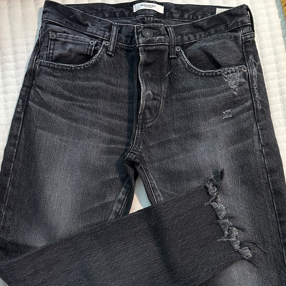 Moussy Vintage Black Jeans size 27